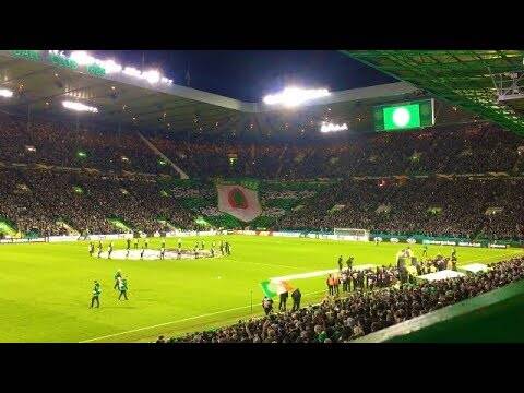 Amazing CELTIC FANS Green Brigade Ultras Tifo | Celtic 1-3 Copenhagen