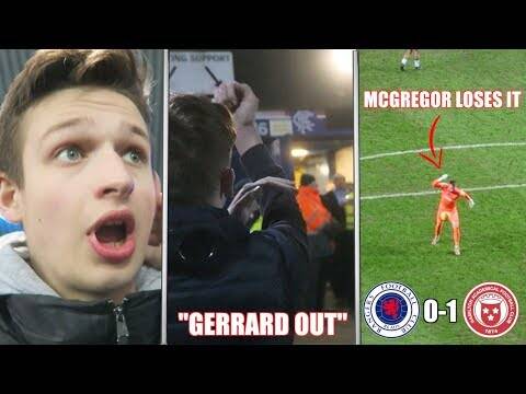 FANS TURN ON STEVEN GERRARD as HAMILTON BEAT RANGERS AT IBROX