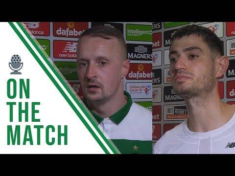 Griffiths & Bitton on the Match | Celtic 5-0 St Mirren | Griffiths scores hat-trick in 5-0 win!