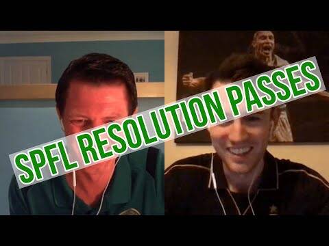 SPFL RESOLUTION PASSES &ndash; REACTION