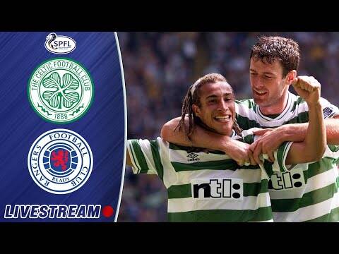 Celtic v Rangers | #StayHome LIVESTREAM (27/08/00) | Henrik Larsson, Reyna, Sutton & More!