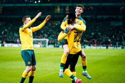 Callum McGregor is delighted that Odsonne Edouard is going nowhere for ten push Callum McGregor is delighted that Odsonne Edouard is going nowhere for ten push