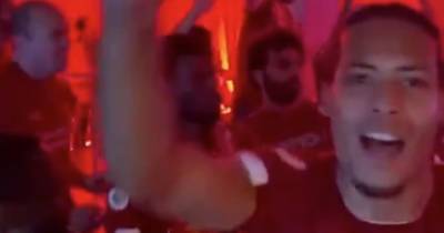 Watch: Virgil van Dijk and Andy Robertson enjoy huge Liverpool title party Watch: Virgil van Dijk and Andy Robertson enjoy huge Liverpool title party