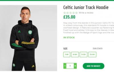 Celtic release Adidas training wear with top price of £65 Celtic release Adidas training wear with top price of £65