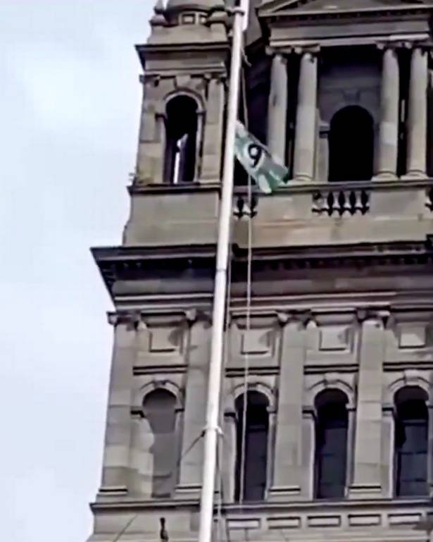 Celtic flag over City Chambers enrages Protestants against discrimination Celtic flag over City Chambers enrages Protestants against discrimination