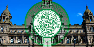 Cheeky Celtic Fan Hijacks City Chambers for Nine in a Row Taunt Cheeky Celtic Fan Hijacks City Chambers for Nine in a Row Taunt