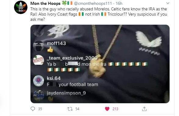 Was Morelos abuse from a fake account? Was Morelos abuse from a fake account?