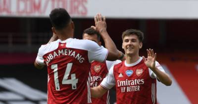 Kieran Tierney off the mark for Arsenal as former Celtic star scores first goal Kieran Tierney off the mark for Arsenal as former Celtic star scores first goal
