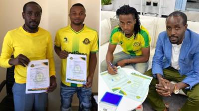 Premier League giants Yanga SC sign Azam target Junior, Mustapha on two-year deals