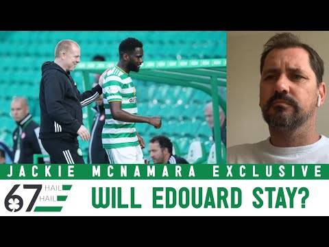 Exclusive: Will Edouard stay or go? Jackie McNamara gives his verdict after thumping Celtic win Exclusive: Will Edouard stay or go? Jackie McNamara gives his verdict after thumping Celtic win