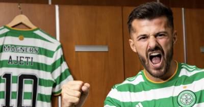 Albian Ajeti shares Celtic love and delight at Moi Elyounoussi reunion Albian Ajeti shares Celtic love and delight at Moi Elyounoussi reunion