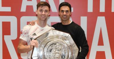 Arsenal fans hail former Celtic left-back Kieran Tierney after Community Shield win Arsenal fans hail former Celtic left-back Kieran Tierney after Community Shield win