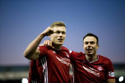 Aberdeen striker Sam Cosgrove targeting return against Celtic in Scottish Cup semi-final