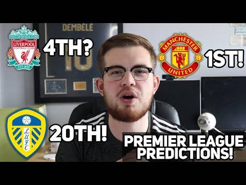 My Premier League Predictions 20/21!