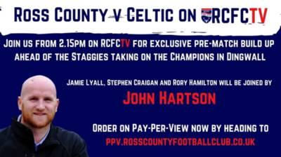Hartson getting stick from Celtic fans, info on Ross County’s Pay-Per-View, delicious from CSC Norway