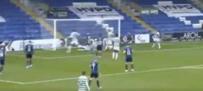 Video: Ajer scores to make it 4-0 to Celtic Video: Ajer scores to make it 4-0 to Celtic