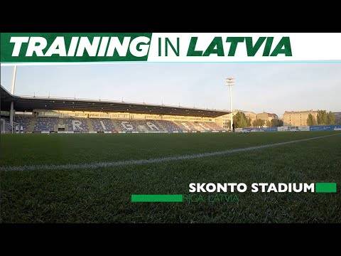 The Bhoys train in Riga! The Bhoys train in Riga!