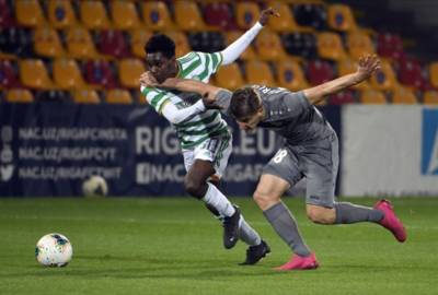 Celtic wing wing back Jeremie Frimpong keen to put Europa League omission in the past with Sarajevo triumph Celtic wing wing back Jeremie Frimpong keen to put Europa League omission in the past with Sarajevo triumph