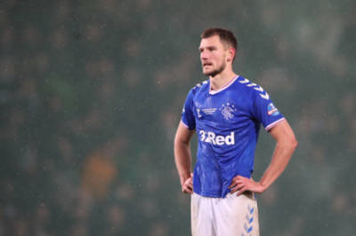 Potential blow for Rangers as Borna Barisic limps off injured ahead of Celtic clash Potential blow for Rangers as Borna Barisic limps off injured ahead of Celtic clash