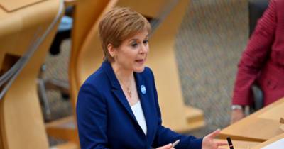 Nicola Sturgeon in Celtic and Rangers Sky Sports plea to stop gatherings Nicola Sturgeon in Celtic and Rangers Sky Sports plea to stop gatherings