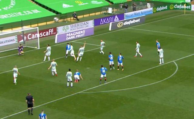 Video: Perfect delivery from Tavernier as Goldson nods Rangers in front vs Celtic Video: Perfect delivery from Tavernier as Goldson nods Rangers in front vs Celtic