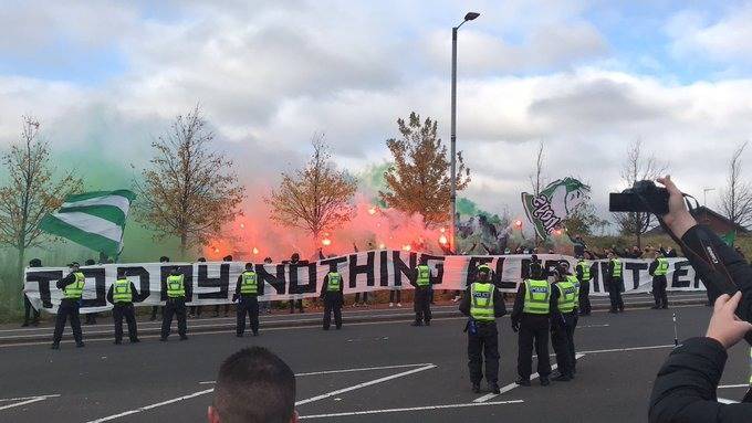 Video – The Bhoys are there to greet Celtic Team Buses outside Paradise Video – The Bhoys are there to greet Celtic Team Buses outside Paradise