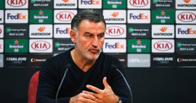 Christophe Galtier says Lille dominated Celtic in second half of Europa clash Christophe Galtier says Lille dominated Celtic in second half of Europa clash