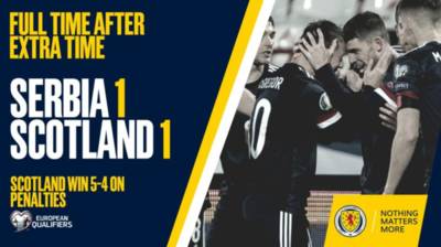 Unbelievable: Scotland Break 22 Year Hoodoo; Celtic Bhoys Do Us Proud Unbelievable: Scotland Break 22 Year Hoodoo; Celtic Bhoys Do Us Proud