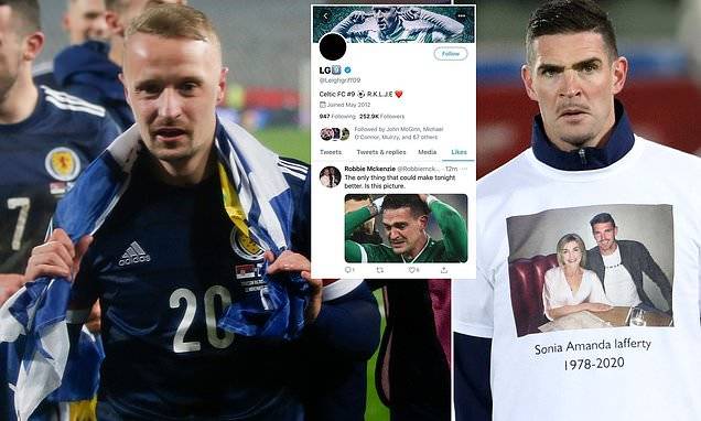 Leigh Griffiths DENIES ‘lowest of the low’ claims that he mocked the death of Kyle Lafferty’s sister Leigh Griffiths DENIES ‘lowest of the low’ claims that he mocked the death of Kyle Lafferty’s sister