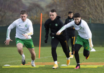 Celtic players have been completing optional training sessions at Lennoxtown on days off Celtic players have been completing optional training sessions at Lennoxtown on days off
