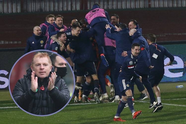 Neil Lennon applauds Scotland stars for Euro 2020 qualification and hails Celtic contingent Neil Lennon applauds Scotland stars for Euro 2020 qualification and hails Celtic contingent