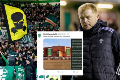 Celtic’s top supporter group Green Brigade call for Neil Lennon to be SACKED and hold up out banner at stadium Celtic’s top supporter group Green Brigade call for Neil Lennon to be SACKED and hold up out banner at stadium