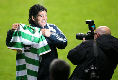When Diego Maradona visited Celtic Park When Diego Maradona visited Celtic Park