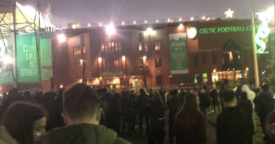 Celtic fans protest at Parkhead over manager Neil Lennon’s future Celtic fans protest at Parkhead over manager Neil Lennon’s future