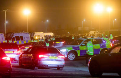 Celtic slam fans after players and coaches targeted by MISSILES while escorted from Parkhead Celtic slam fans after players and coaches targeted by MISSILES while escorted from Parkhead
