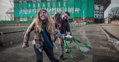 Paddy Power troll Celtic fans with zombie stunt Paddy Power troll Celtic fans with zombie stunt