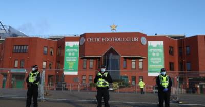 Celtic protesters sent firm warning as Police protect Parkhead ring of steel Celtic protesters sent firm warning as Police protect Parkhead ring of steel
