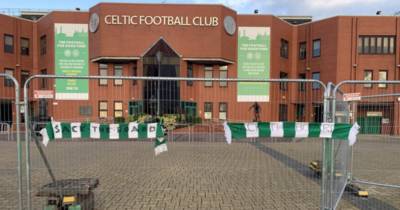 Celtic fans continue protest outside Parkhead as angry fans turn on club board Celtic fans continue protest outside Parkhead as angry fans turn on club board
