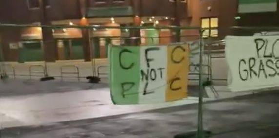 Video: Latest protest at Celtic Park as more banners appear Video: Latest protest at Celtic Park as more banners appear