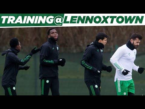 Celtic training | The Bhoys prepare for Lille Celtic training | The Bhoys prepare for Lille