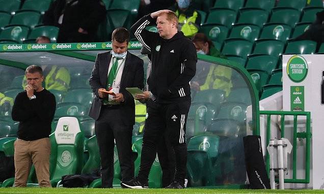 Neil Lennon blasts fans for hanging ‘shoot the board’ banner outside Parkhead Neil Lennon blasts fans for hanging ‘shoot the board’ banner outside Parkhead