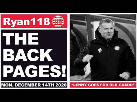TURNBULL DROPPED FOR FINAL? “SHOULD MORELOS HAVE SEEN RED?” | The Back Pages | 14/12/2020