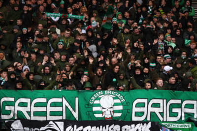 Green Brigade encourage Celtic welcome at Hampden Green Brigade encourage Celtic welcome at Hampden