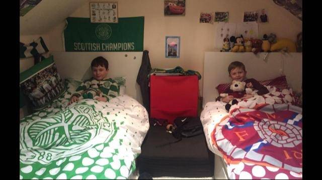 Scottish Cup Final: Meet the family where one son supports Celtic and one supports Hearts Scottish Cup Final: Meet the family where one son supports Celtic and one supports Hearts