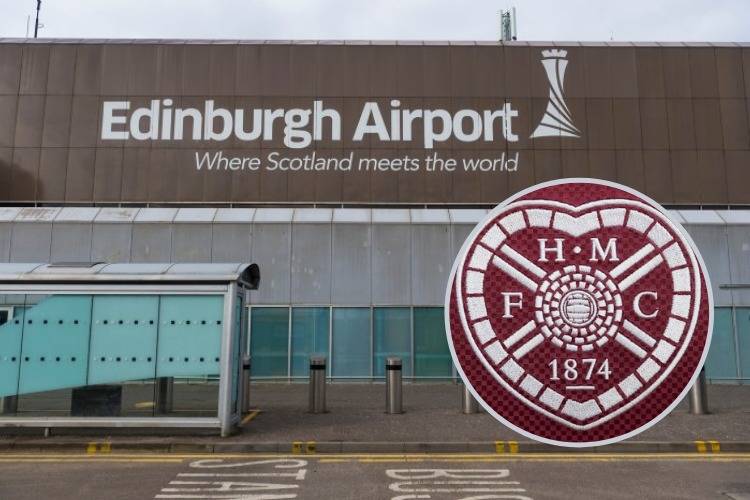 Scottish Cup Final: Edinburgh Airport show Hearts support with maroon control tower ahead of Celtic clash Scottish Cup Final: Edinburgh Airport show Hearts support with maroon control tower ahead of Celtic clash