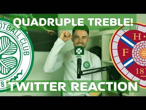 Celtic 3-3 Hearts | Celtic win 4-3 on pens | Twitter Reaction | QUADRUPLE TREBLE CHAMPIONS! Celtic 3-3 Hearts | Celtic win 4-3 on pens | Twitter Reaction | QUADRUPLE TREBLE CHAMPIONS!