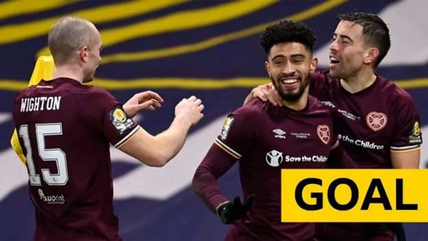 Hearts’ Josh Ginnelly levels Scottish Cup final against Celtic in extra time Hearts’ Josh Ginnelly levels Scottish Cup final against Celtic in extra time
