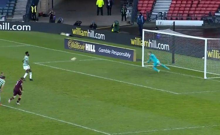 Video: Edouard puts Celtic 2-0 up against Hearts with an outrageous Panenka penalty against Craig Gordon Video: Edouard puts Celtic 2-0 up against Hearts with an outrageous Panenka penalty against Craig Gordon