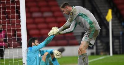 Celtic keeper Conor Hazard embraces mentor Craig Gordon in emotional photos Celtic keeper Conor Hazard embraces mentor Craig Gordon in emotional photos