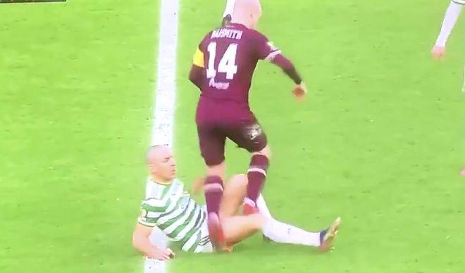 Ex-Celt says Naismith lucky to avoid red card after Scott Brown stamp Ex-Celt says Naismith lucky to avoid red card after Scott Brown stamp